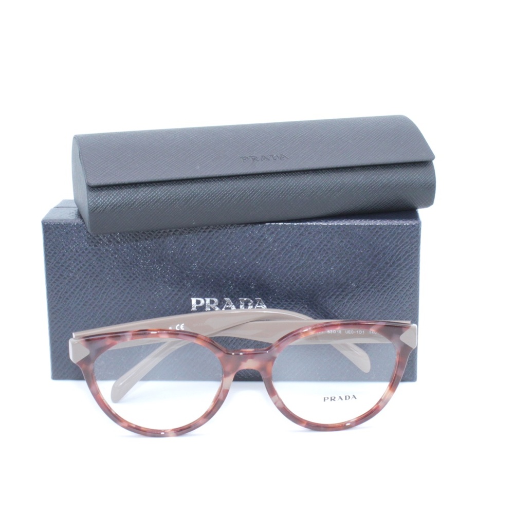Prada Eyeglasses VPR01T 53.18 UE0-101 140 Spotted - Picture 7 of 7